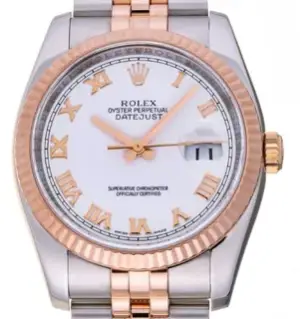 Rolex Rolex Datejust 116231 36mm Stainless steel White