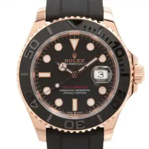 Rolex Rolex Yacht-Master 126655 40mm Rose gold Black