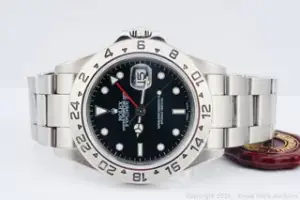 Rolex Rolex Explorer II 16570 40mm Stainless steel Black