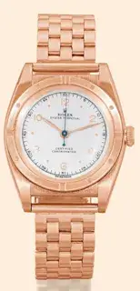 Rolex Rolex Oyster Perpetual 3372 32mm Rose gold Silver