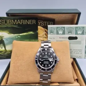 Rolex Rolex Submariner Date 16610 40mm Stainless steel Black