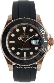 Rolex Rolex Yacht-Master 116655-0001 40mm Rose gold Black