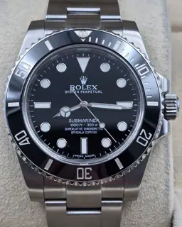 Rolex Rolex Submariner 114060 40mm Stainless steel Black