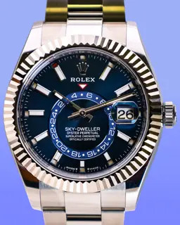 Rolex Rolex Sky-Dweller 336934 42mm Stainless steel Blue