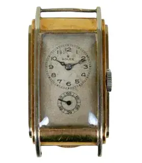 Rolex Rolex 1527 M 22mm 9K Yellow Gold Silver