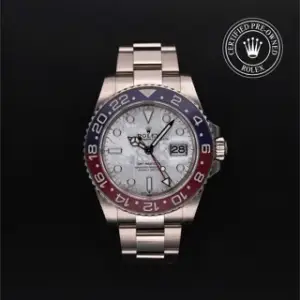 Rolex Rolex GMT-Master II 126719BLRO-0004 40mm White gold Gray