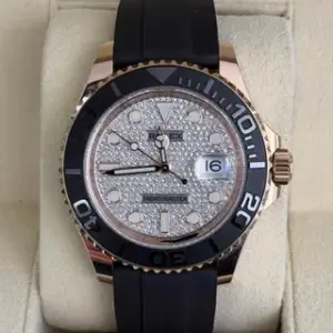 Rolex Rolex Yacht-Master 126655 40mm Rose gold Paved