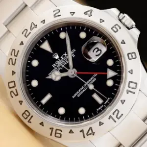 Rolex Rolex Explorer II 16570 II 16570 40mm Stainless steel Black