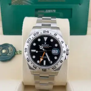 Rolex Rolex Explorer II 226570-0002 42mm Stainless steel Black