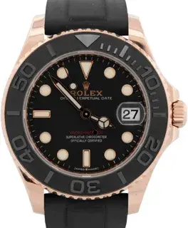 Rolex Rolex Yacht-Master 268655 37mm Rose gold Black
