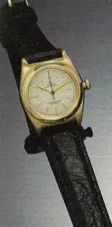 Rolex Rolex Oyster Perpetual 3131 32mm Yellow gold Silver