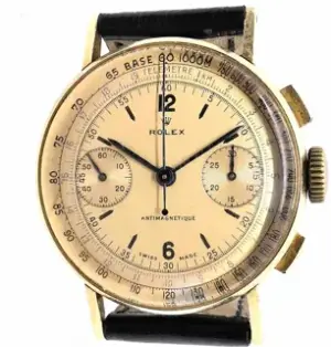 Rolex Rolex Oyster Chronograph Antimagnétique Monoblocco 3484 33mm 18-carat yellow gold