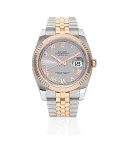 Rolex Rolex Datejust 116231 37mm Rose gold and Stainless steel Silver