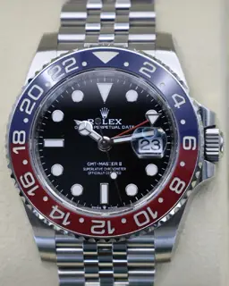 Rolex Rolex GMT-Master II 126710BLRO 40mm Stainless steel Black