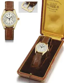 Rolex Rolex Chronograph 2303 28mm Yellow gold Silver