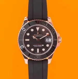 Rolex Rolex Yacht-Master 268655-0002 37mm Rose gold Black