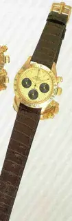 Rolex Rolex Daytona 6265 38mm 18k yellow gold Black and Golden