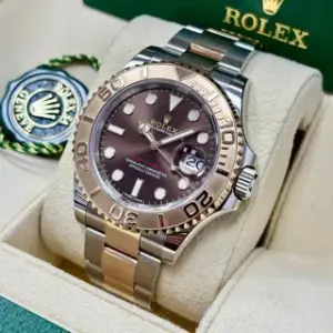 Rolex Rolex Yacht-Master 116621 40mm Yellow gold and Stainless steel Brown