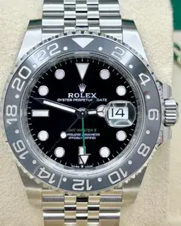 Rolex Rolex GMT-Master II 126710GRNR 40mm Stainless steel Black