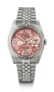 Rolex Rolex Datejust 116234 37mm Stainless steel Pink