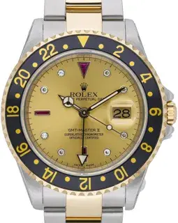 Rolex Rolex GMT-Master II 16713 40mm Stainless steel Champagne
