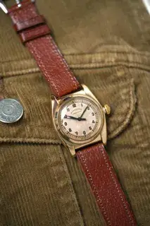 Rolex Rolex Flat Back 3009 9k Gold