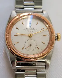 Rolex Rolex Oyster Perpetual 3372 32mm Rose gold and Stainless steel White