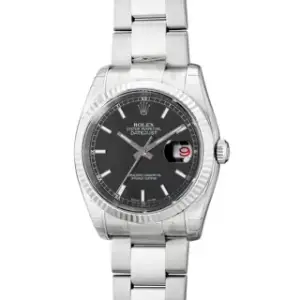 Rolex Rolex Datejust 116234 36mm Stainless steel Black