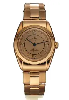 Rolex Rolex Oyster Perpetual 3065 32mm Rose gold Champagne