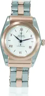 Rolex Rolex Oyster Perpetual 3065 32mm Rose gold and Stainless steel Silver