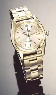 Rolex Rolex Oyster Perpetual 3372 32mm Yellow gold Silver
