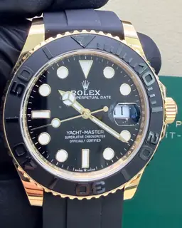 Rolex Rolex Yacht-Master 126655 40mm Yellow gold Black