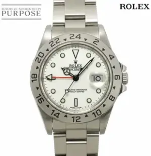 Rolex Rolex Explorer II 16570 39mm Stainless steel White