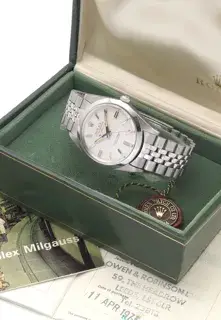 Rolex Rolex Milgauss 1019 39mm Stainless steel Silver