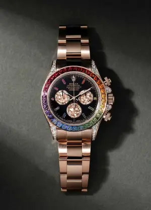 Rolex Everose Rainbow Daytona