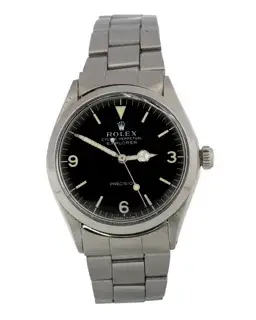 Rolex Rolex Explorer 33mm Stainless steel Black