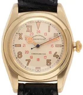 Rolex Rolex Oyster Perpetual 3131 32mm Yellow gold Black