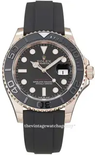 Rolex Rolex Yacht-Master 126655-0002 40mm Rose gold Black