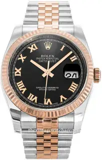 Rolex Rolex Datejust 116231-0085 36mm Stainless steel Black