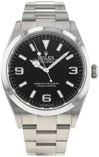 Rolex Rolex Explorer I 124270 36mm Stainless steel Black