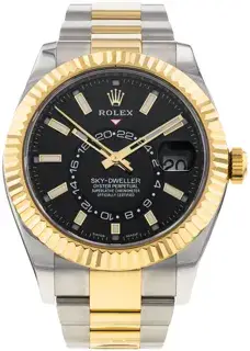 Rolex Rolex Sky-Dweller 326933 42mm Yellow gold and Stainless steel Black