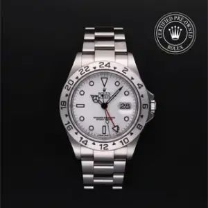 Rolex Rolex Explorer II 16570-0001 40mm Stainless steel White