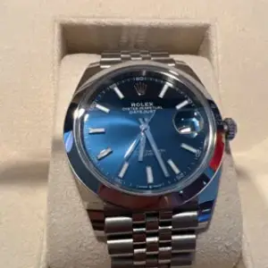 Rolex Rolex Datejust 41 2022 41mm Stainless steel Blue