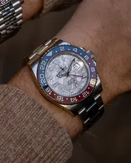 Rolex Rolex GMT-Master II 126719BLRO 40mm White gold Silver