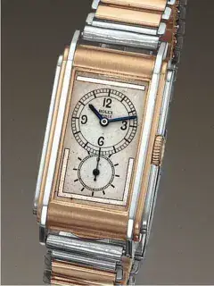 Rolex Rolex Prince Railway 1527 23mm Rose gold Silver
