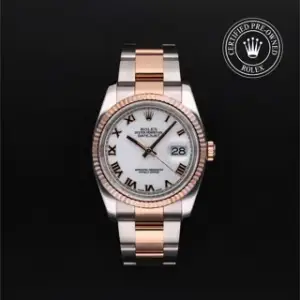 Rolex Rolex Datejust 116231-0092 36mm Stainless steel White