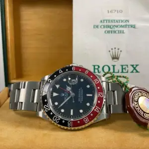 Rolex Rolex GMT-Master IIEXCELLENT Condition 1995 GMT-Master II "Coke" 16710 FULL SET