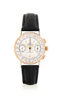 Rolex Rolex Oyster Chronograph Antimagnétique Monoblocco 3484 33mm Rose gold Silver