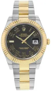 Rolex Rolex Datejust 116333 41mm Stainless steel Black and Gray