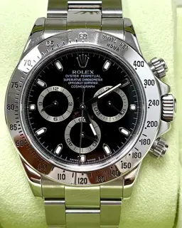 Rolex Rolex Daytona 116520 40mm Stainless steel Black